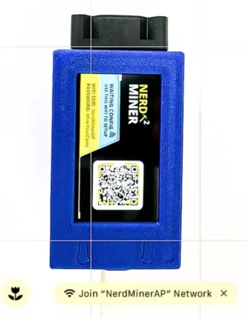 Nerdminer V2 Pro Blue How-To Scan QR